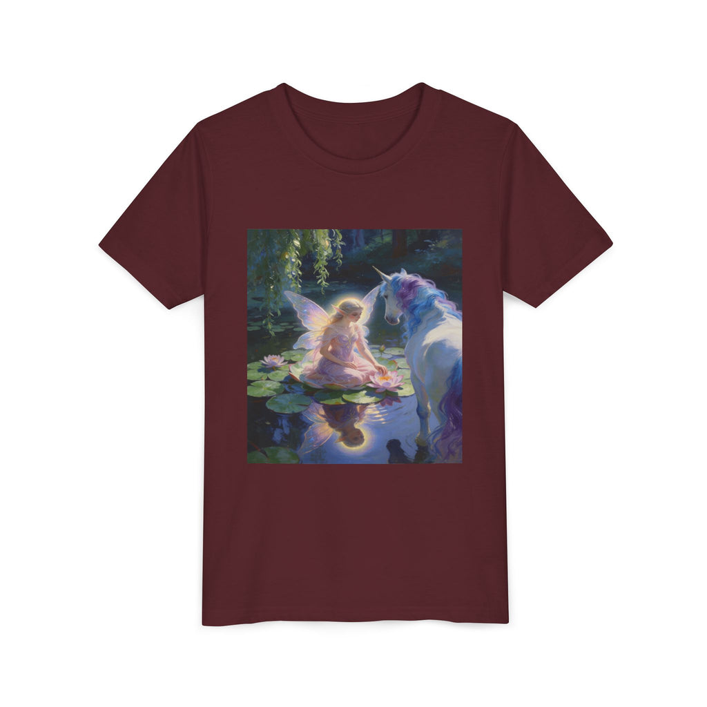 Youth Tee — Fairy and Unicorn Magic Print