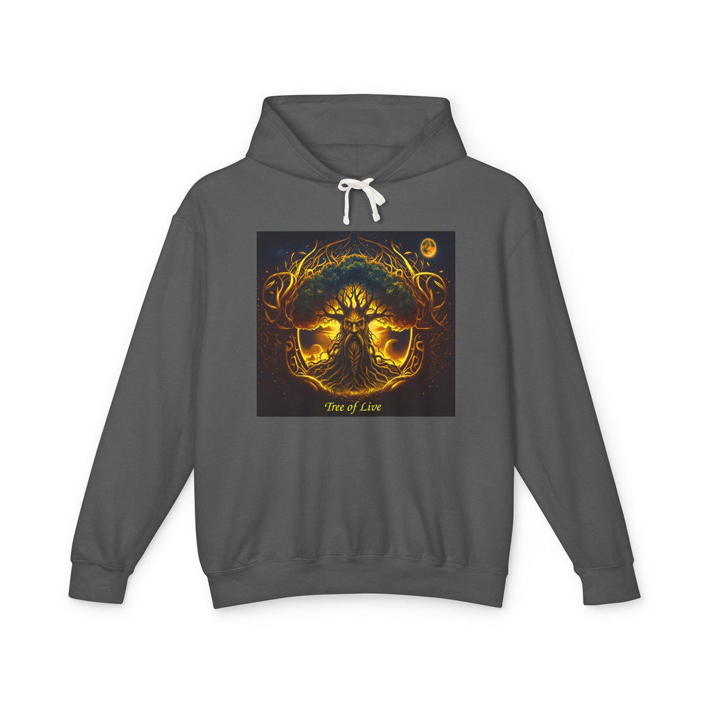 Tree of Life Hoodie — Golden Mythic Nature Pullover