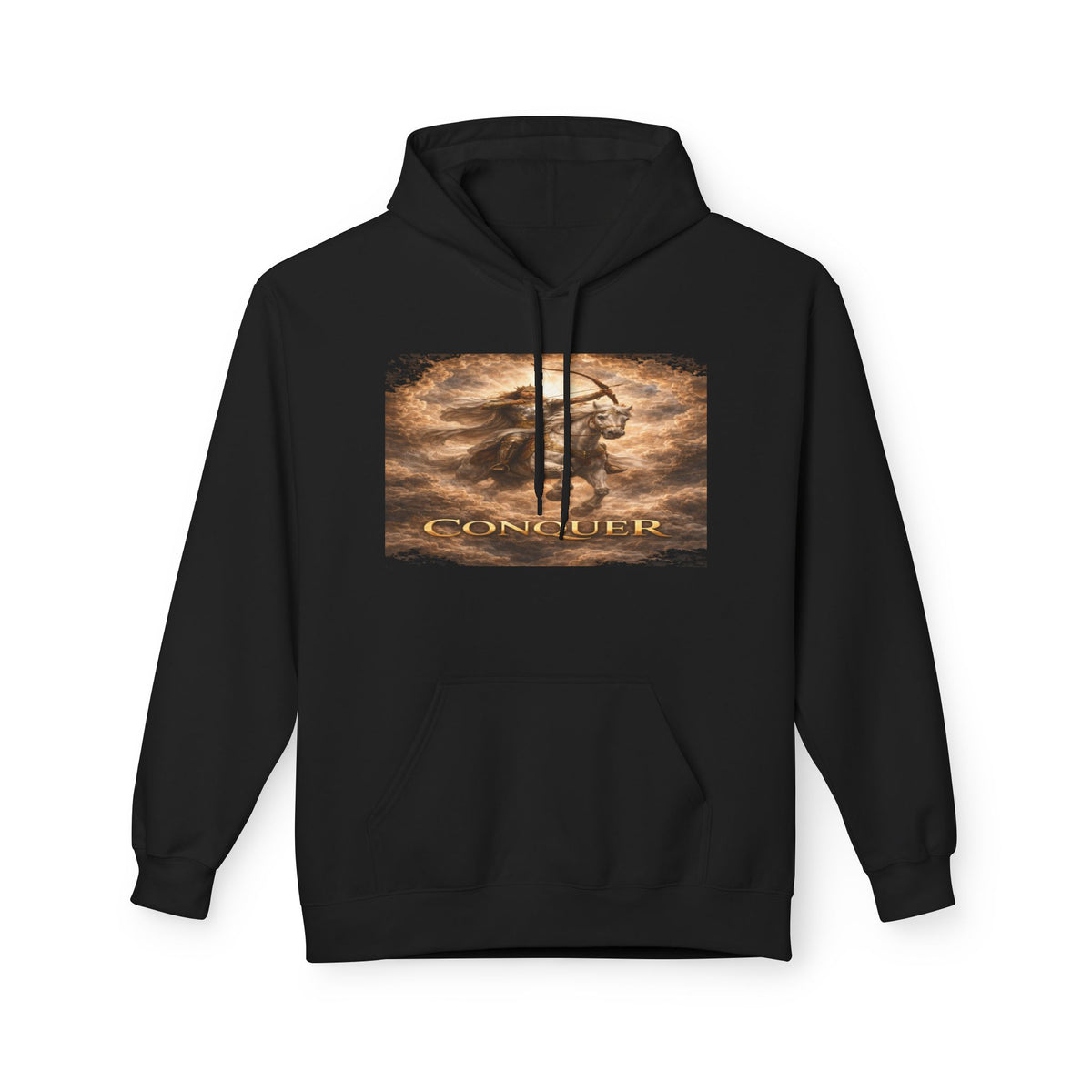 Revelation 6:1-2! And on the White horse was a rider the first horsemen of the apocalypse- Hoodie