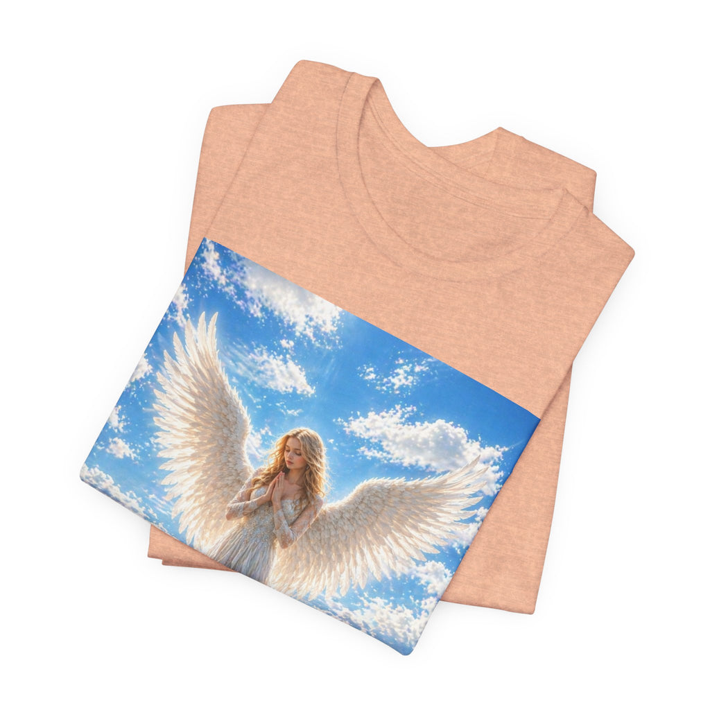 Angel Wings T-Shirt — Serene Guardian Angel Graphic Tee