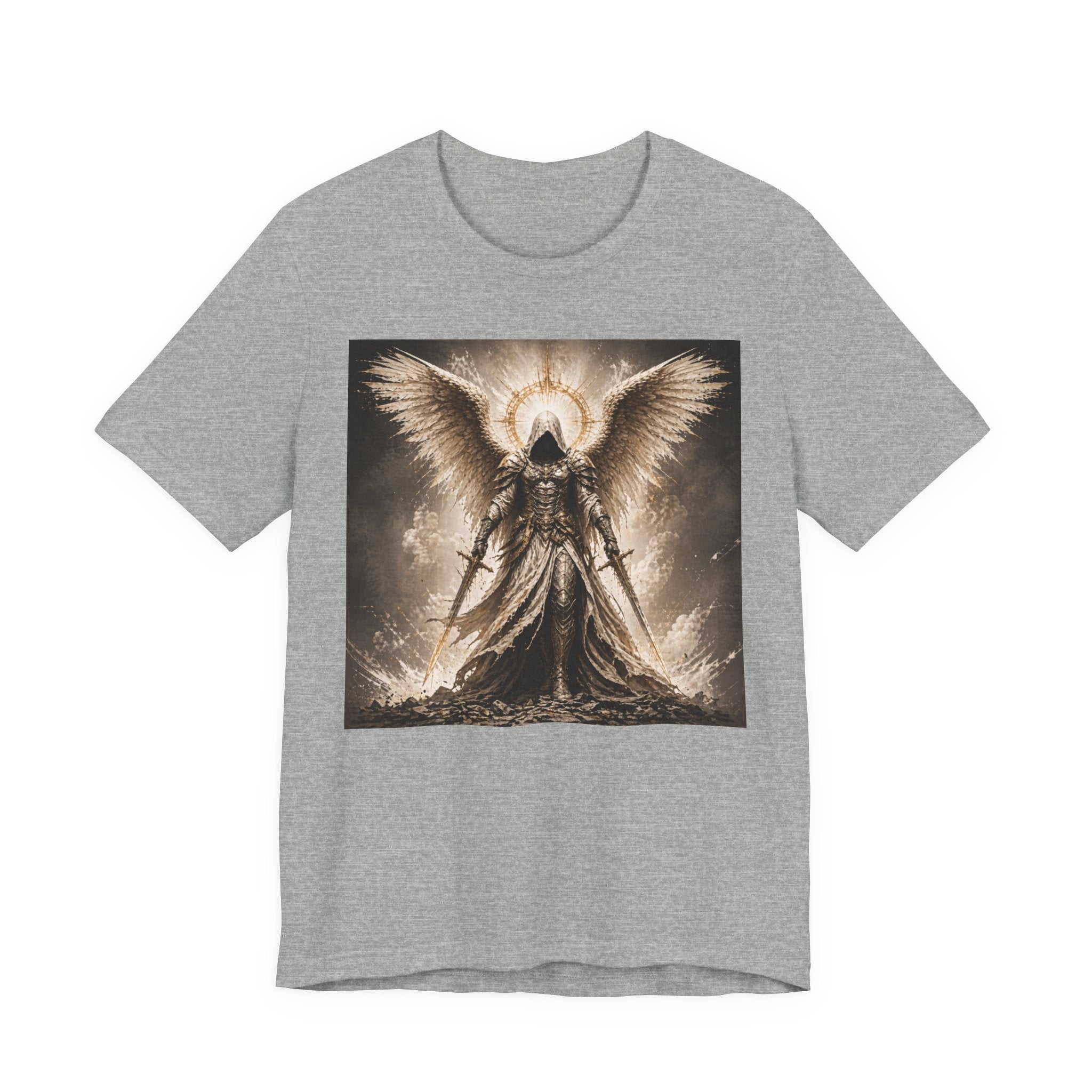 Angel Warrior T-Shirt — Gothic Archangel Graphic Tee