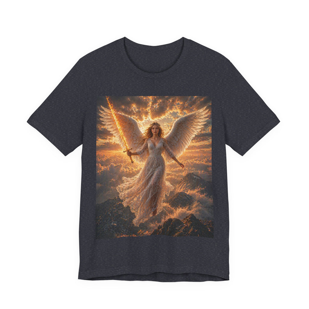 Angel Warrior Tee — Radiant Guardian Wings Graphic T-Shirt
