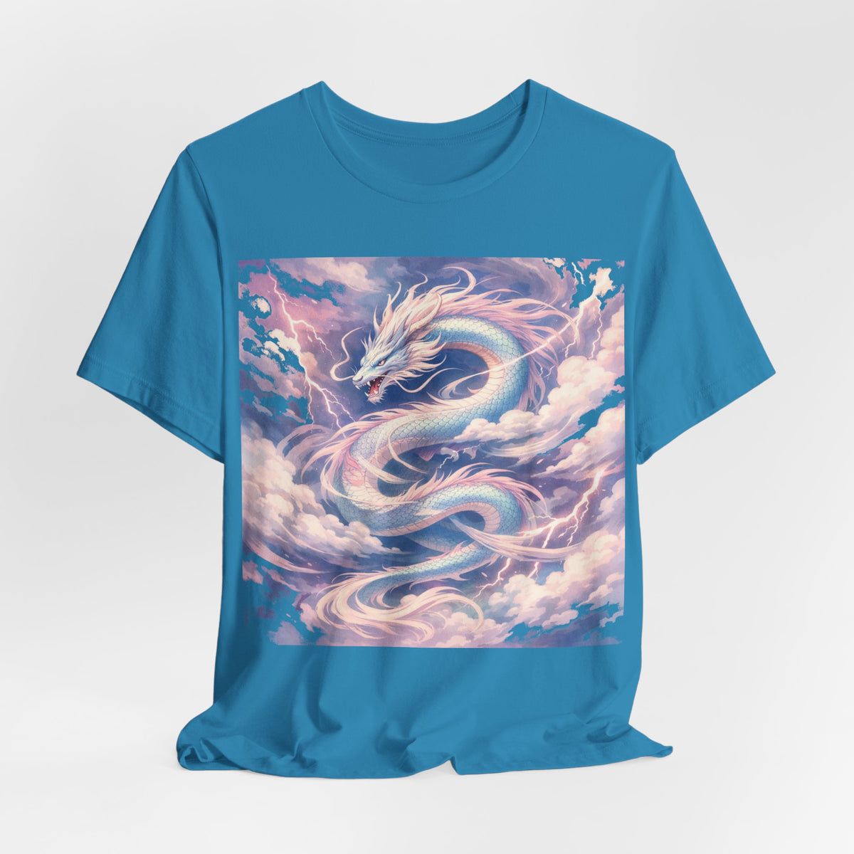 Pastel Sky Dragon T-Shirt — Ethereal Dragon Graphic Tee