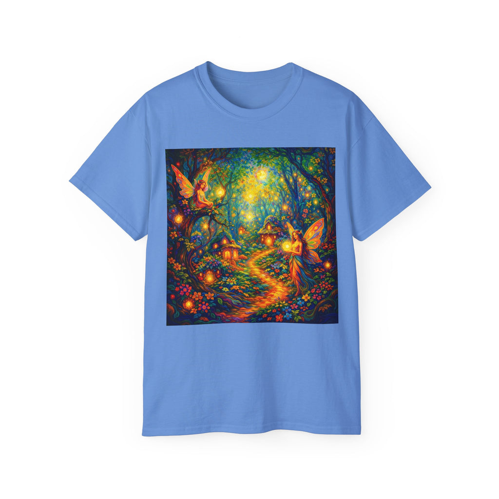 Fairy Forest Cotton T-Shirt — Whimsical Glow Woodland Tee