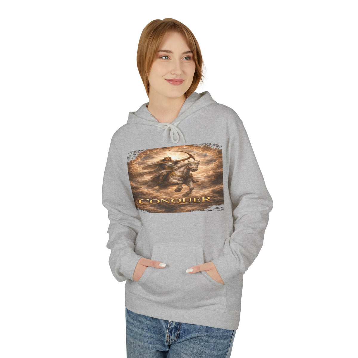 Revelation 6:1-2! And on the White horse was a rider the first horsemen of the apocalypse- Hoodie