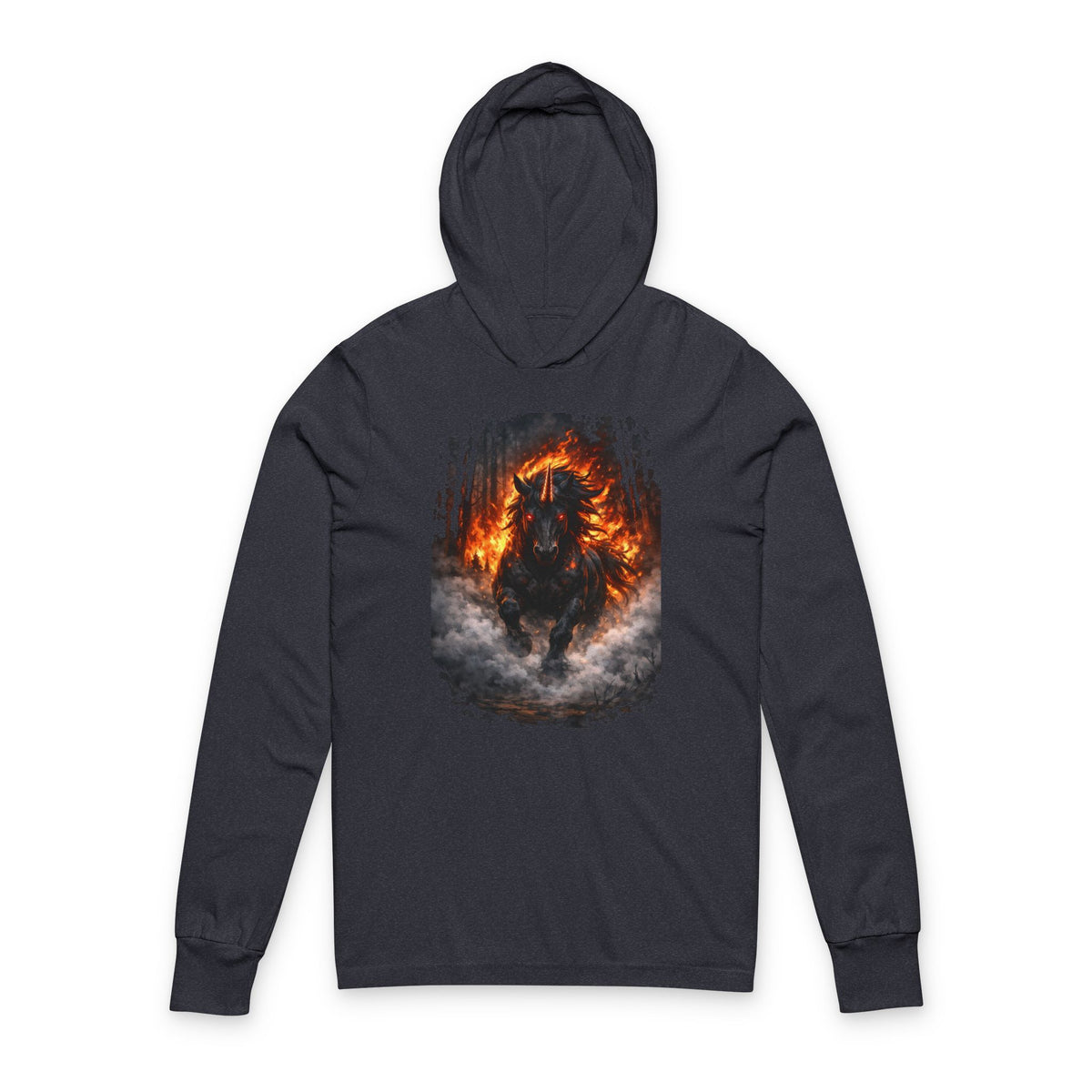 Unisex Hooded Long Sleeve Tee