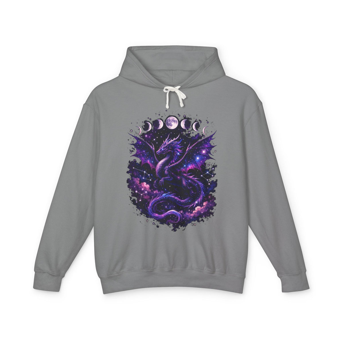 Galaxy Dragon Hoodie — Cosmic Night Sky Dragon Pullover