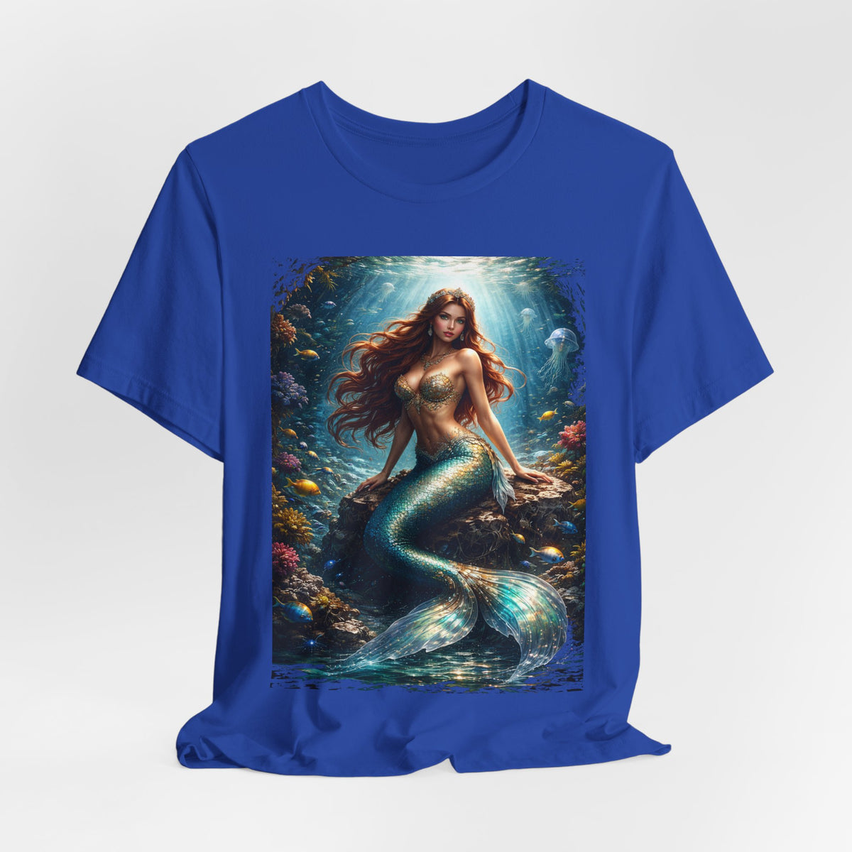 Mermaid Fantasy T-Shirt — Underwater Ocean Siren Graphic Tee