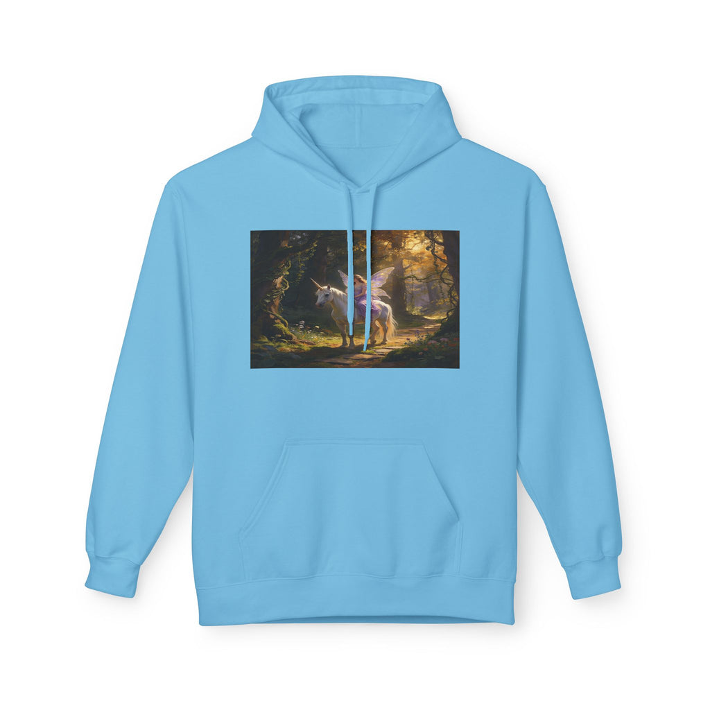 Unocron Forest Pathway Hoodie — Mystical Woodland Sunset Sweatshirt