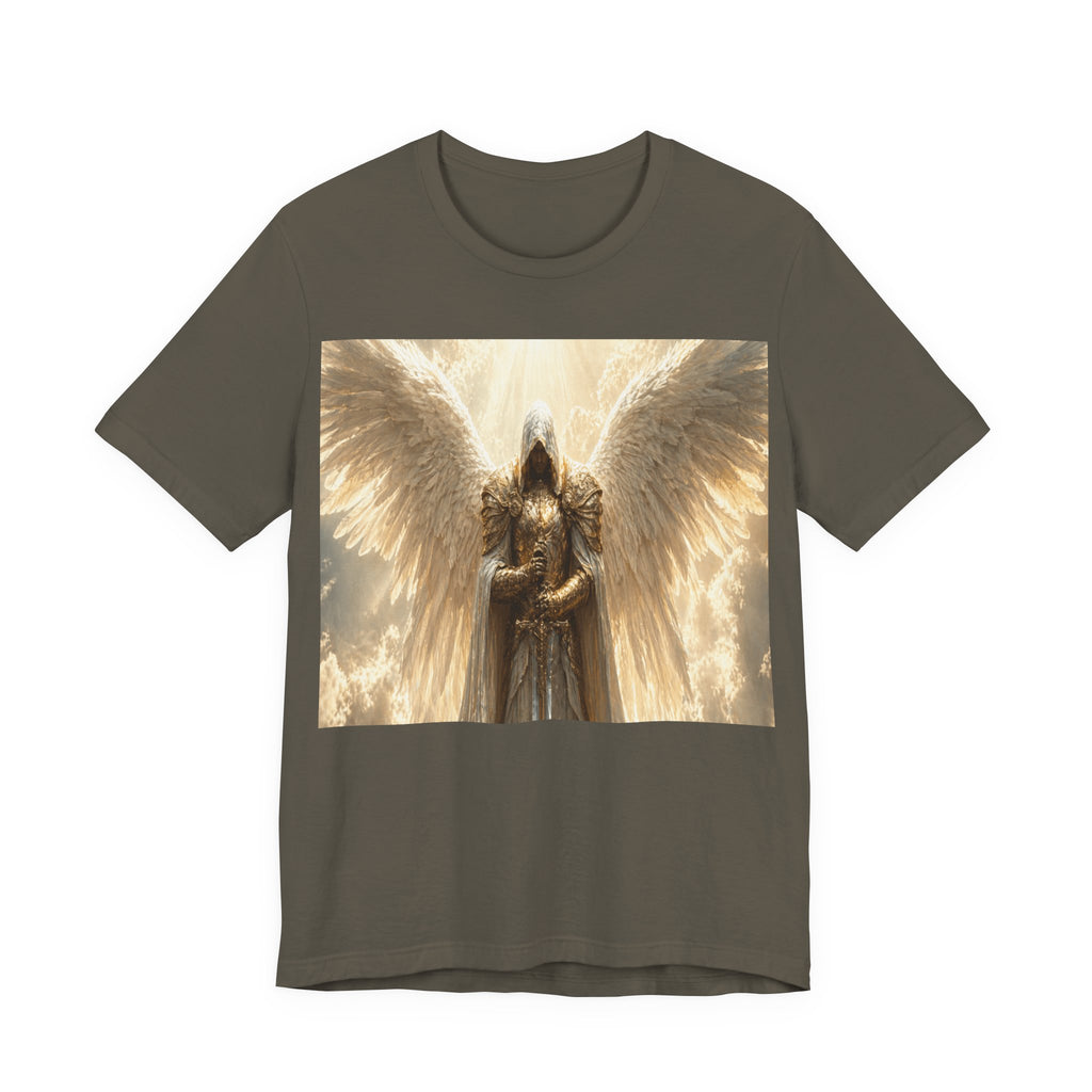 Guardian Angel Graphic Tee — Golden Archangel Design