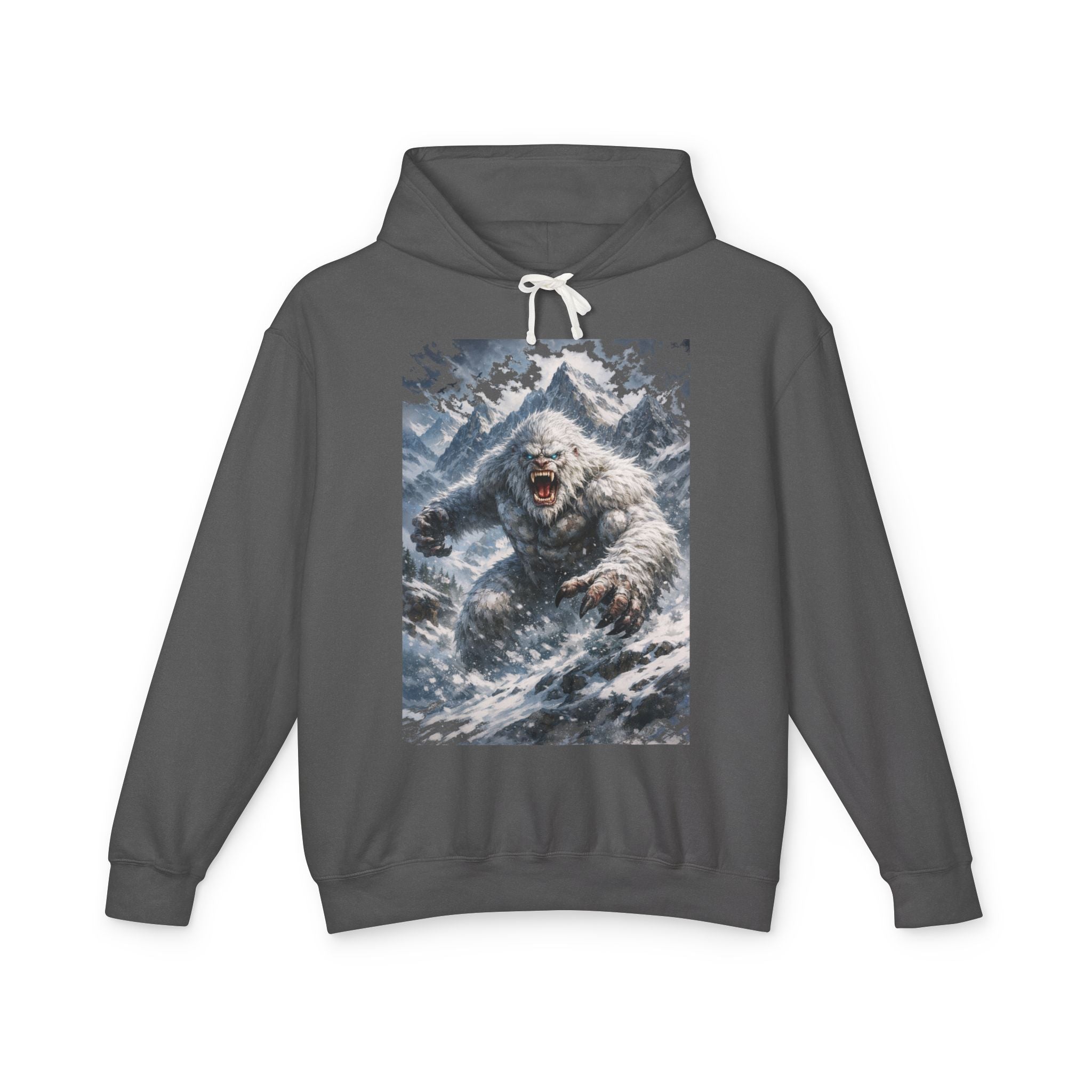 Yeti Storm Hoodie — Vintage Mountain Sasquatch Graphic Sweatshirt