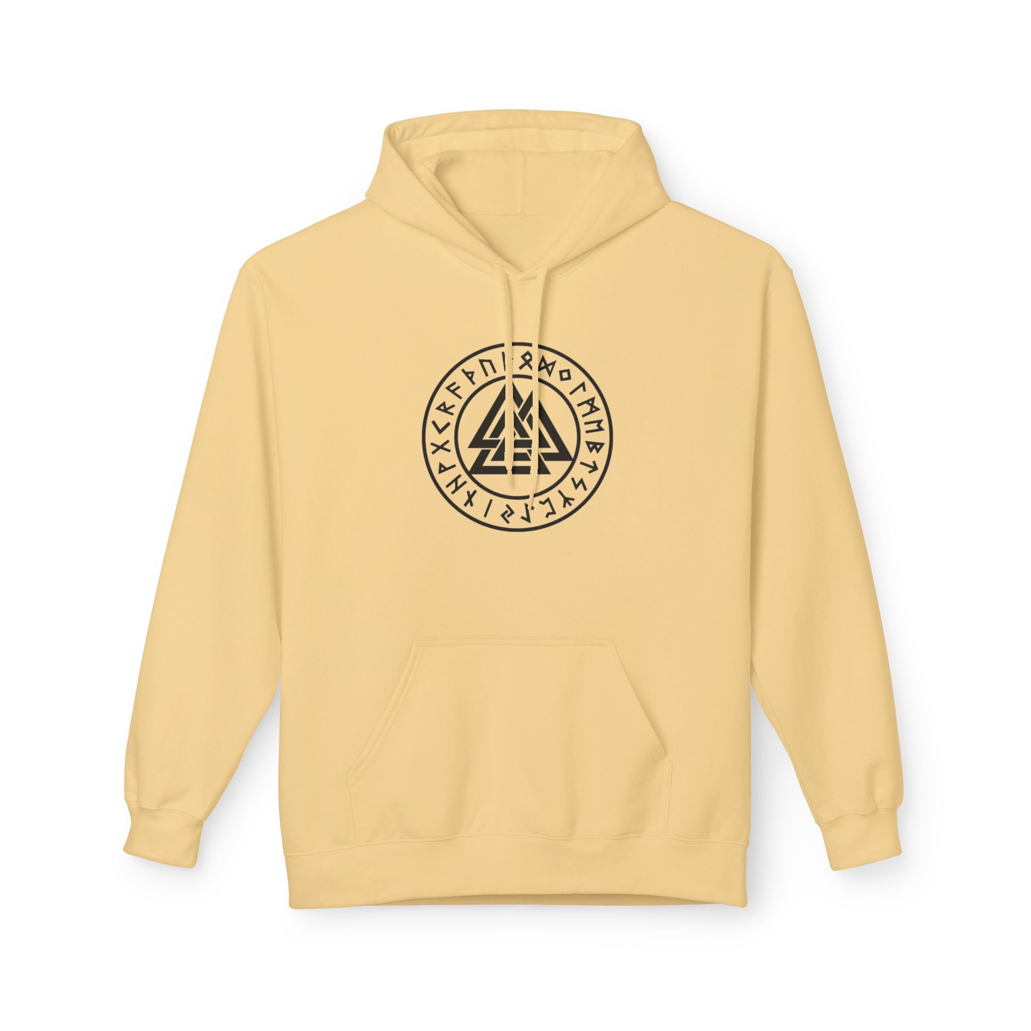 Valknut Rune Hoodie — Norse Viking Symbol for the slain warrior
