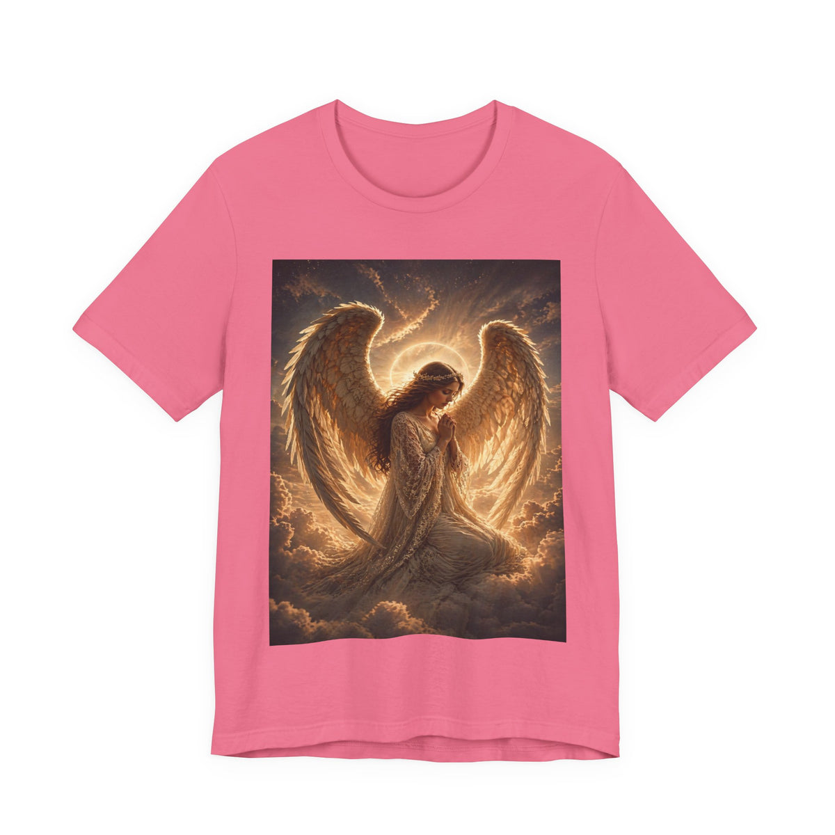 Angel Wings T-Shirt — Golden Seraph Prayer Tee