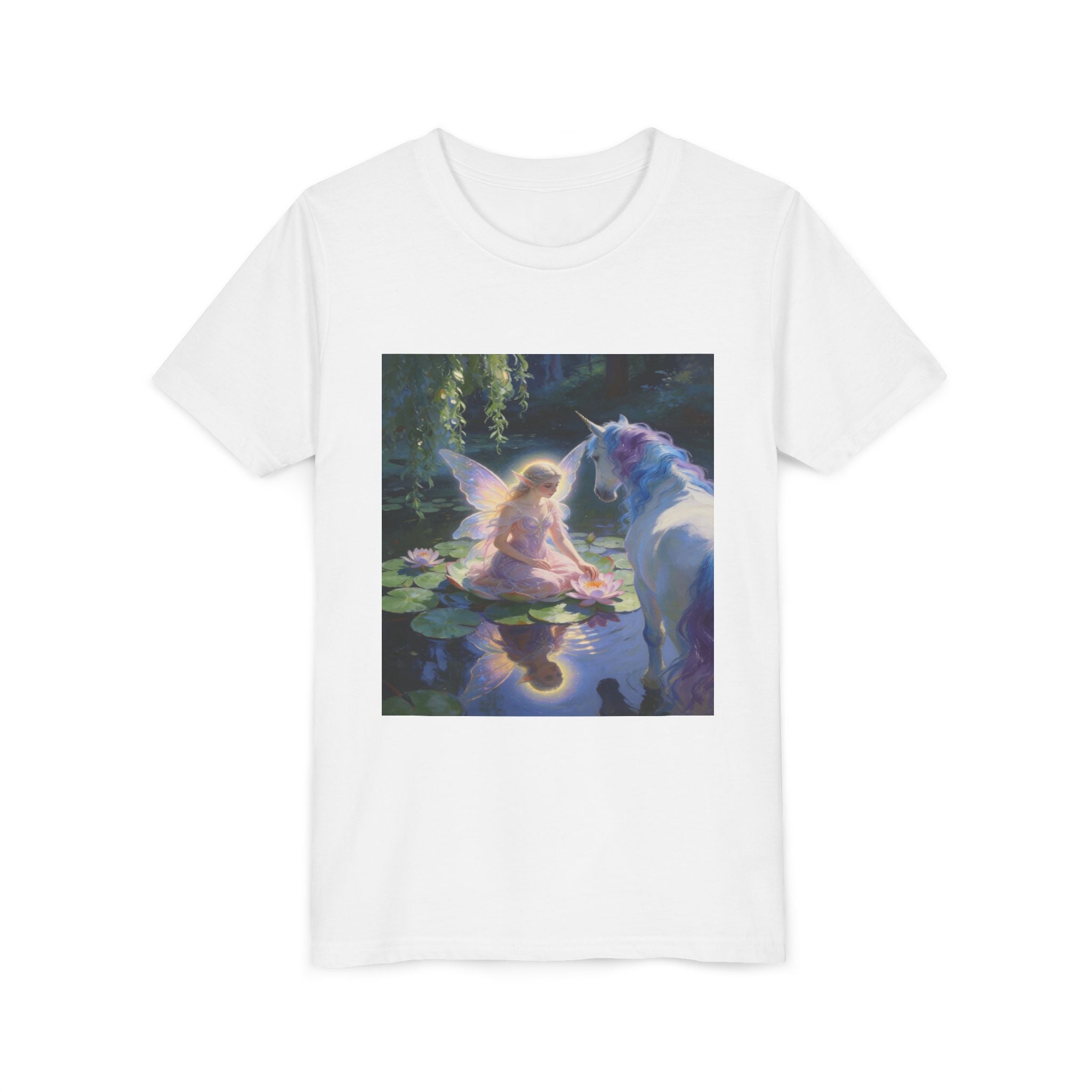 Youth Tee — Fairy and Unicorn Magic Print