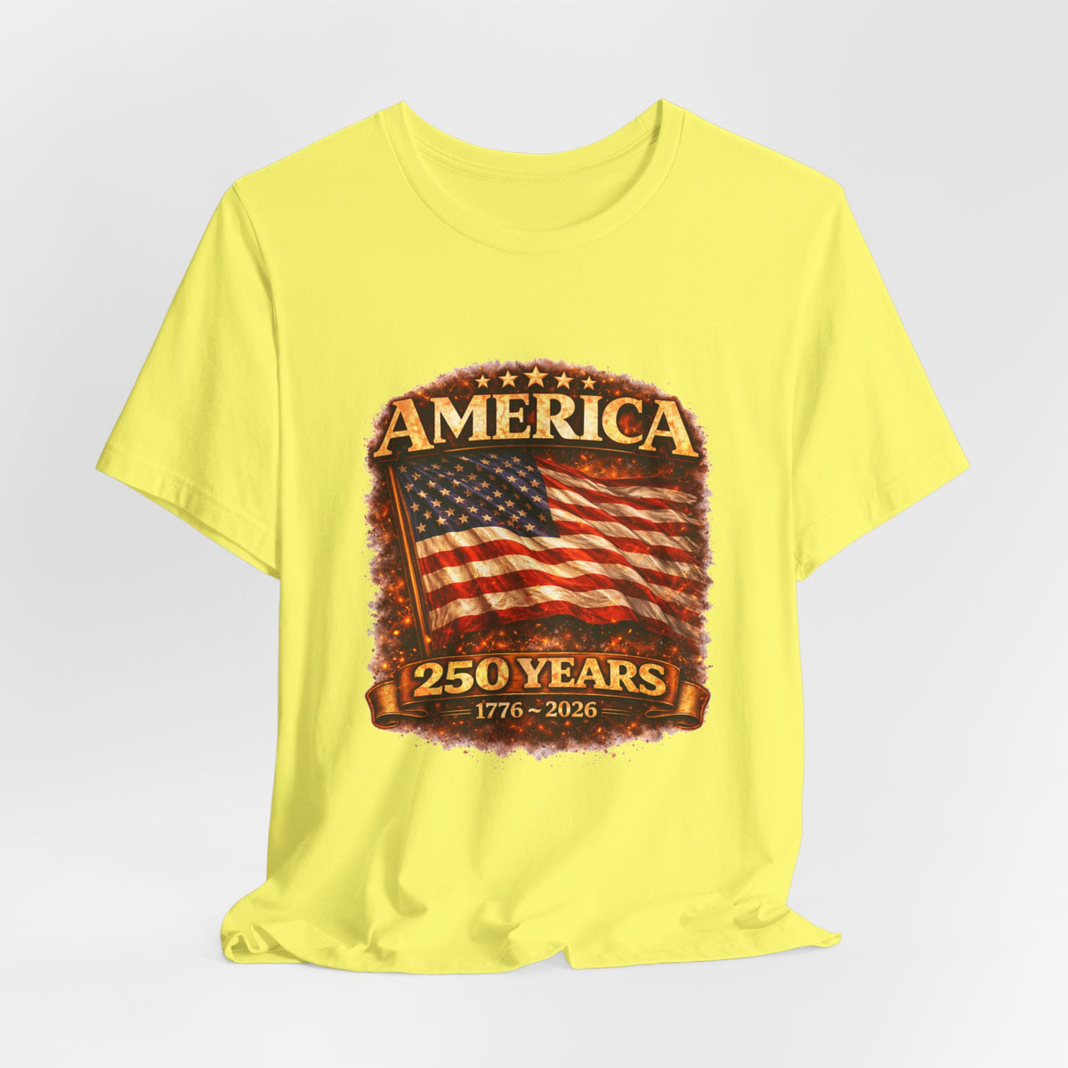 America 250 Years Flag T-Shirt – 1776–2026 Bicentennial Celebration Tee
