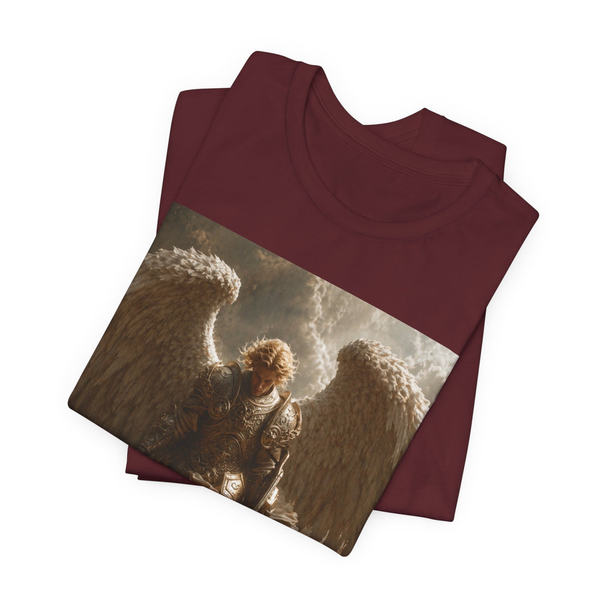Angel Warrior T‑Shirt — Dramatic Winged Guardian Graphic Tee