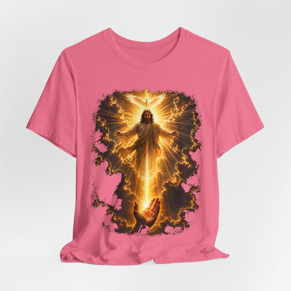 Jesus Ascension Tee — Radiant Resurrection Christian T‑Shirt