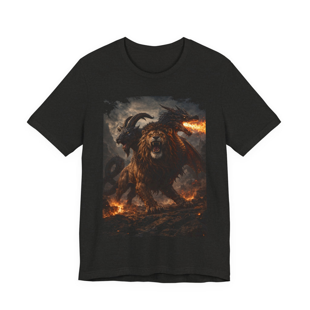 Chimera is one of the most fascinating creatures-Hellfire Beast Graphic T-Shirt