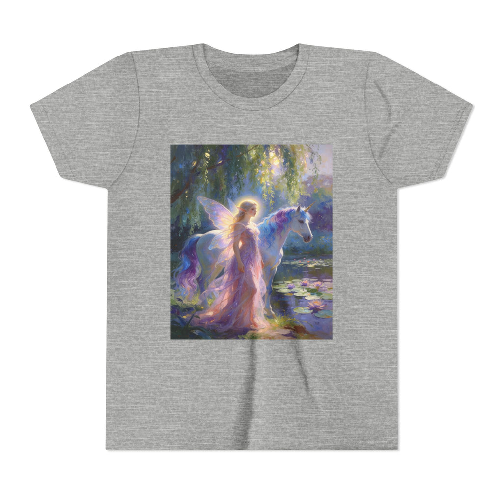 Youth Tee — Enchanted Fairy and Unicorn Graphic Tee
