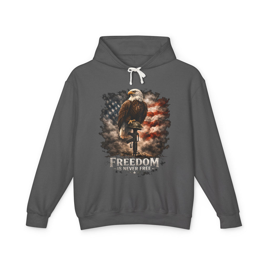 Freedom Eagle Hoodie – American Flag Bald Eagle Graphic Sweatshirt