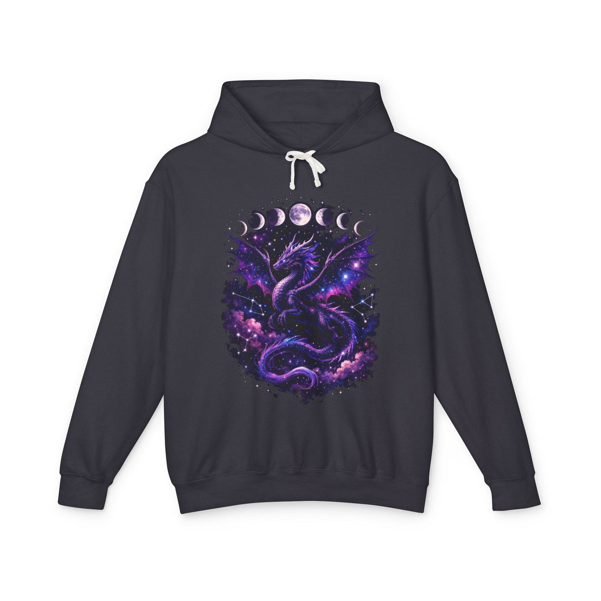 Galaxy Dragon Hoodie — Cosmic Night Sky Dragon Pullover