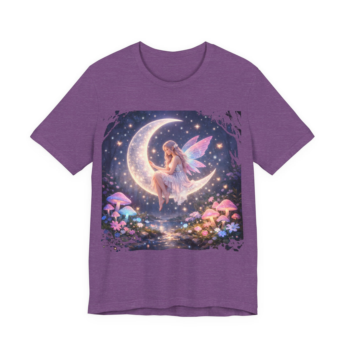 Fairy on the Moon T-Shirt — Magical Night Garden Fairy Tee