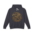 Viking Wolf Circle Hoodie — Norse Celtic Rune Graphic Sweatshirt