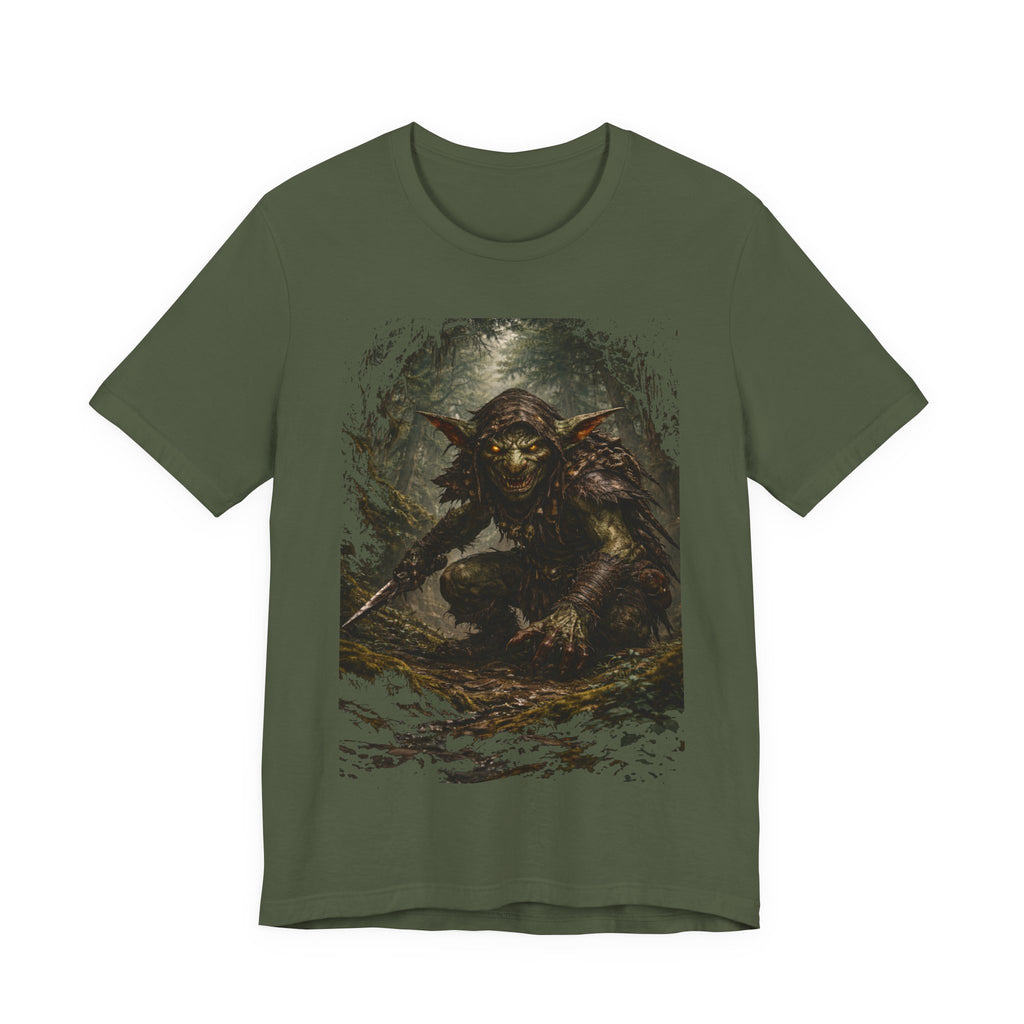 Goblin Warrior Graphic Tee — Dark Fantasy Monster T‑Shirt