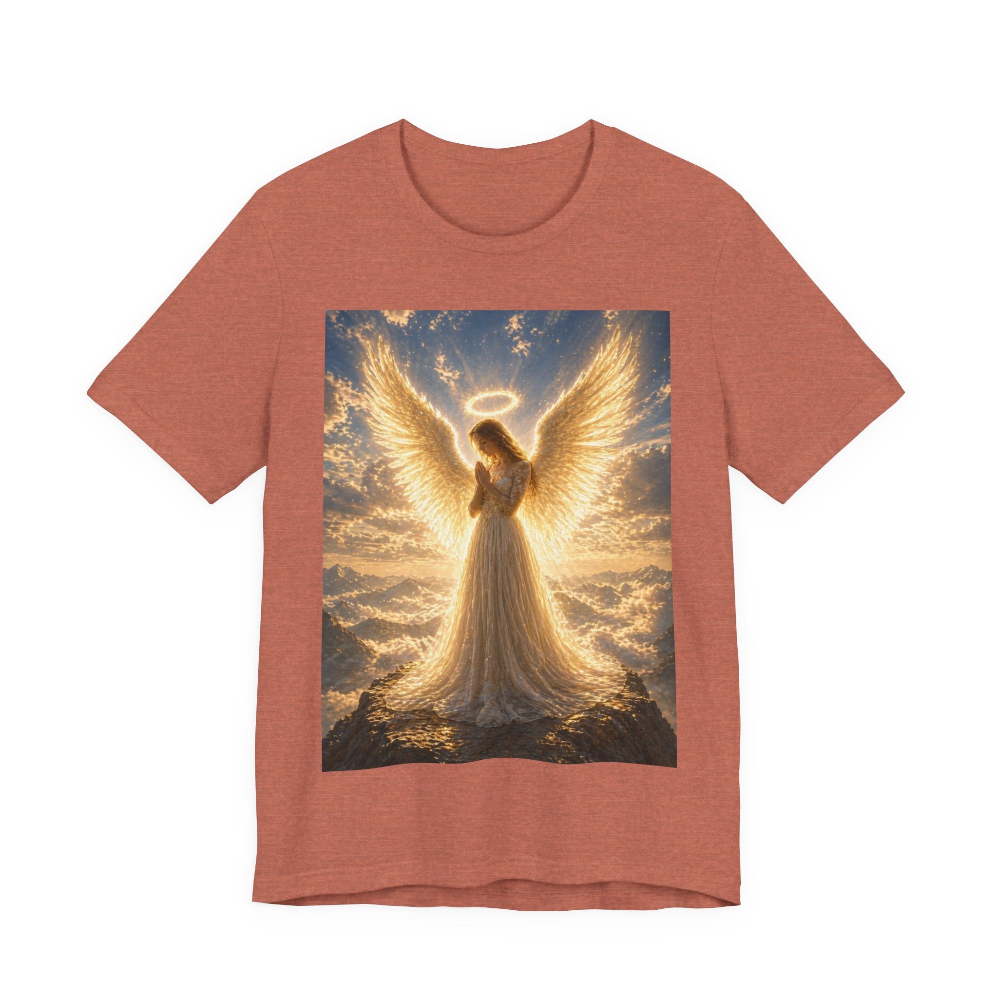 Angle praying Unisex Jersey Short Sleeve Tee