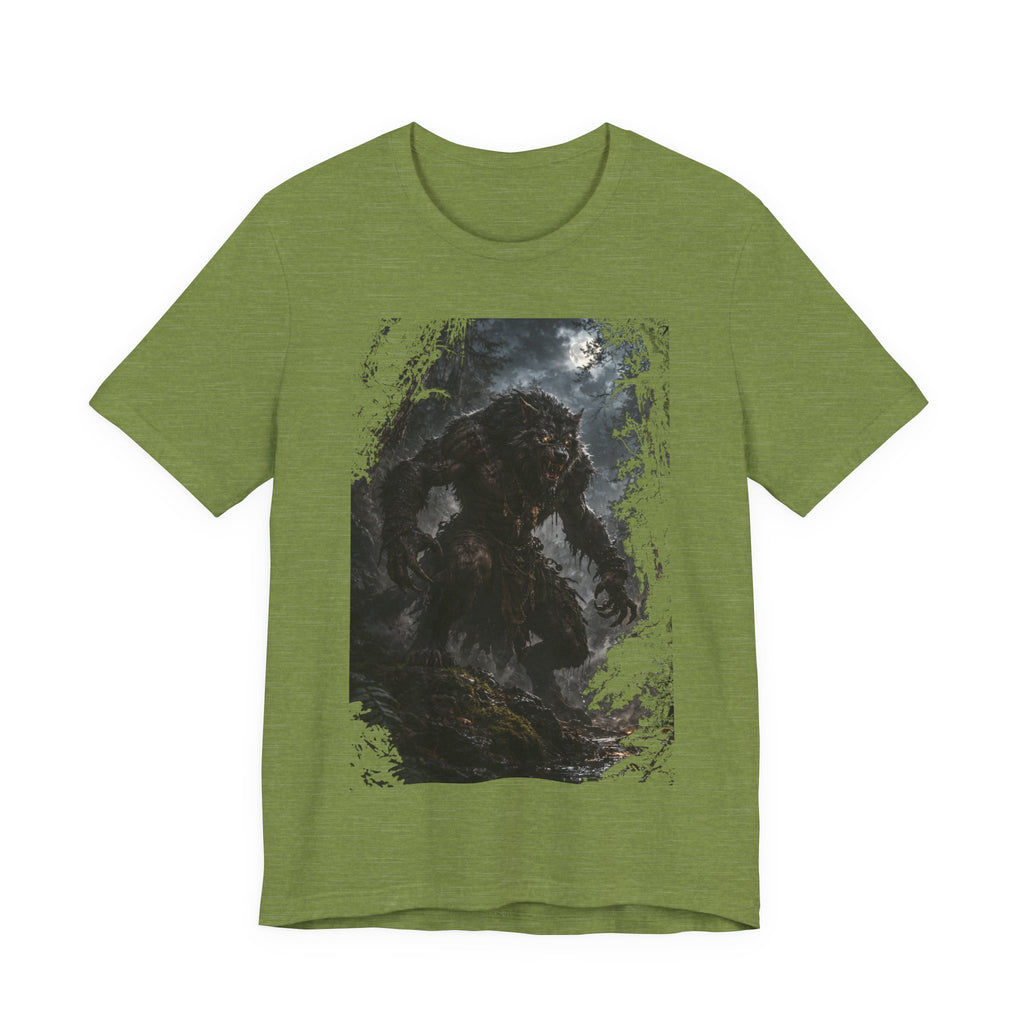 Were wolf in Dark Forest -A Mythocal Monster from the past! Graphic Tee