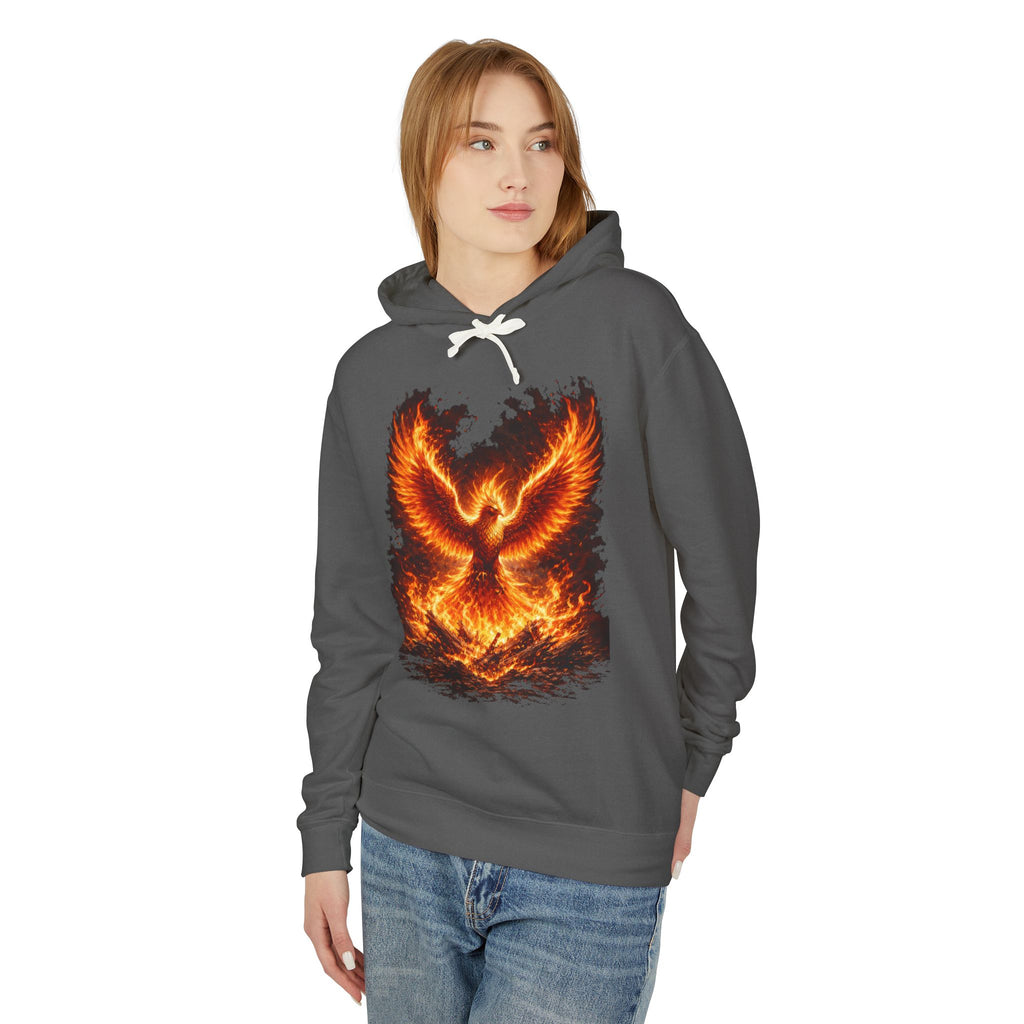 Phoenix Fire Hoodie – Flaming Phoenix Graphic Hooded Sweatshirt