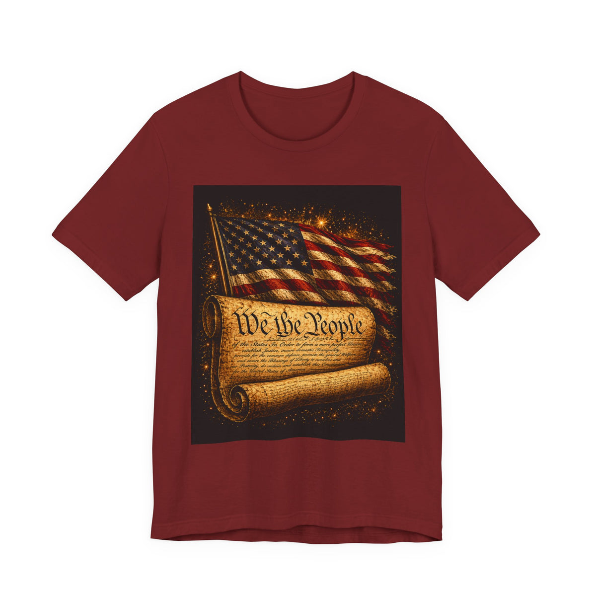 Patriotic "We the People" Constitution T-Shirt — American Flag Independence Day Tee