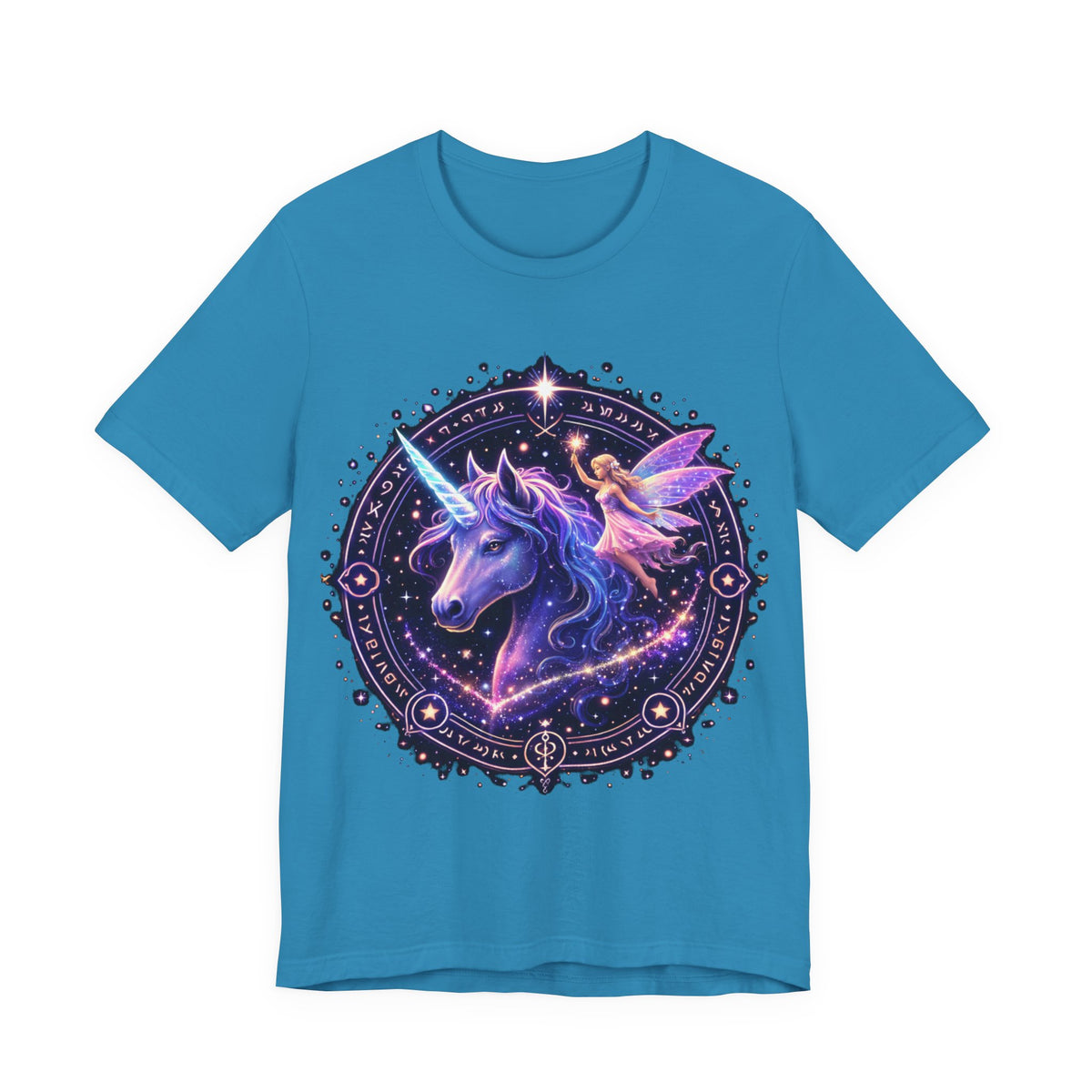 Unicorn & Fairy Galaxy Tee — Magical Fantasy Graphic T-Shirt