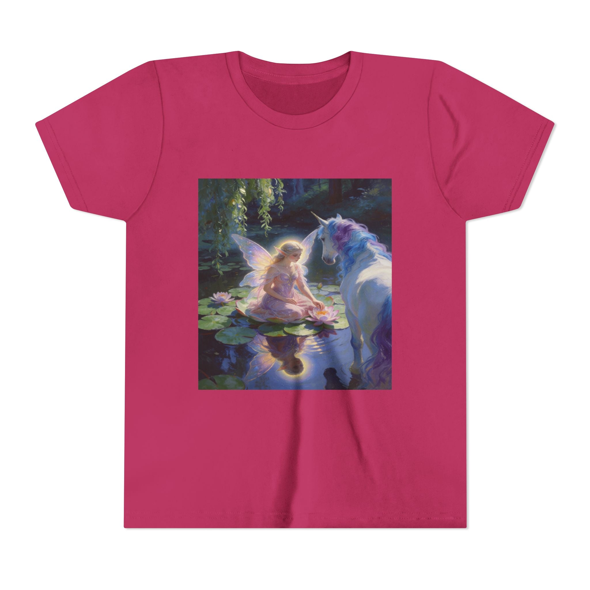 Youth Tee — Fairy and Unicorn Magic Print