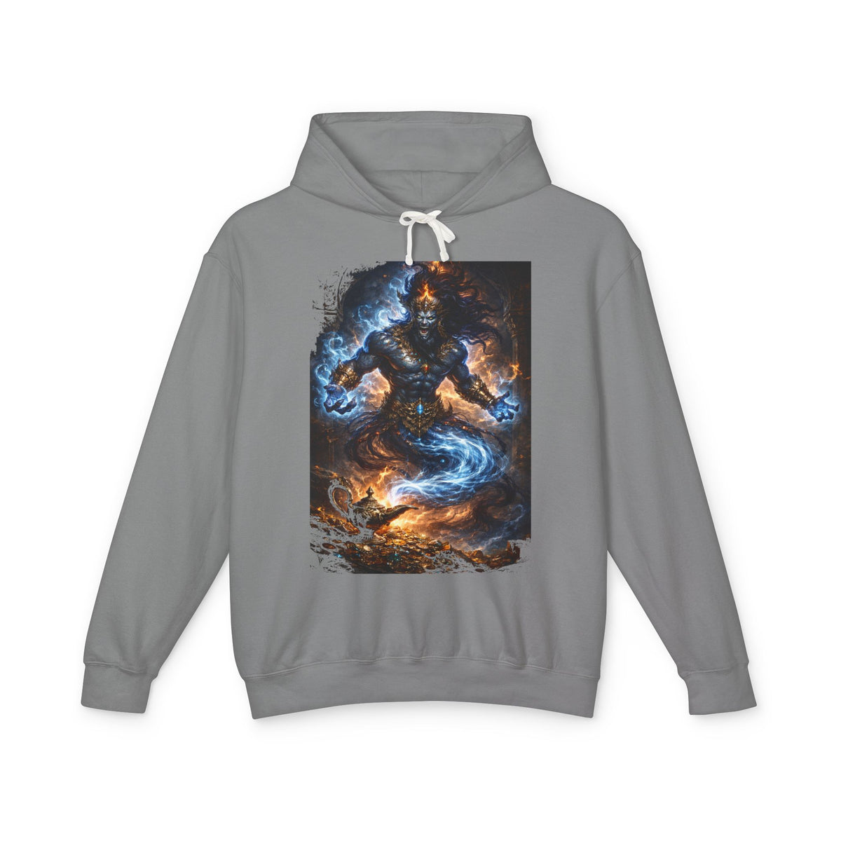 Jinn Hoodie — Mystic Fire & Water Fantasy Sweatshirt