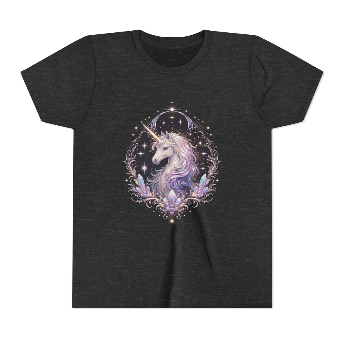 Youth Unicorn Tee — Magical Sparkle Design for Kids
