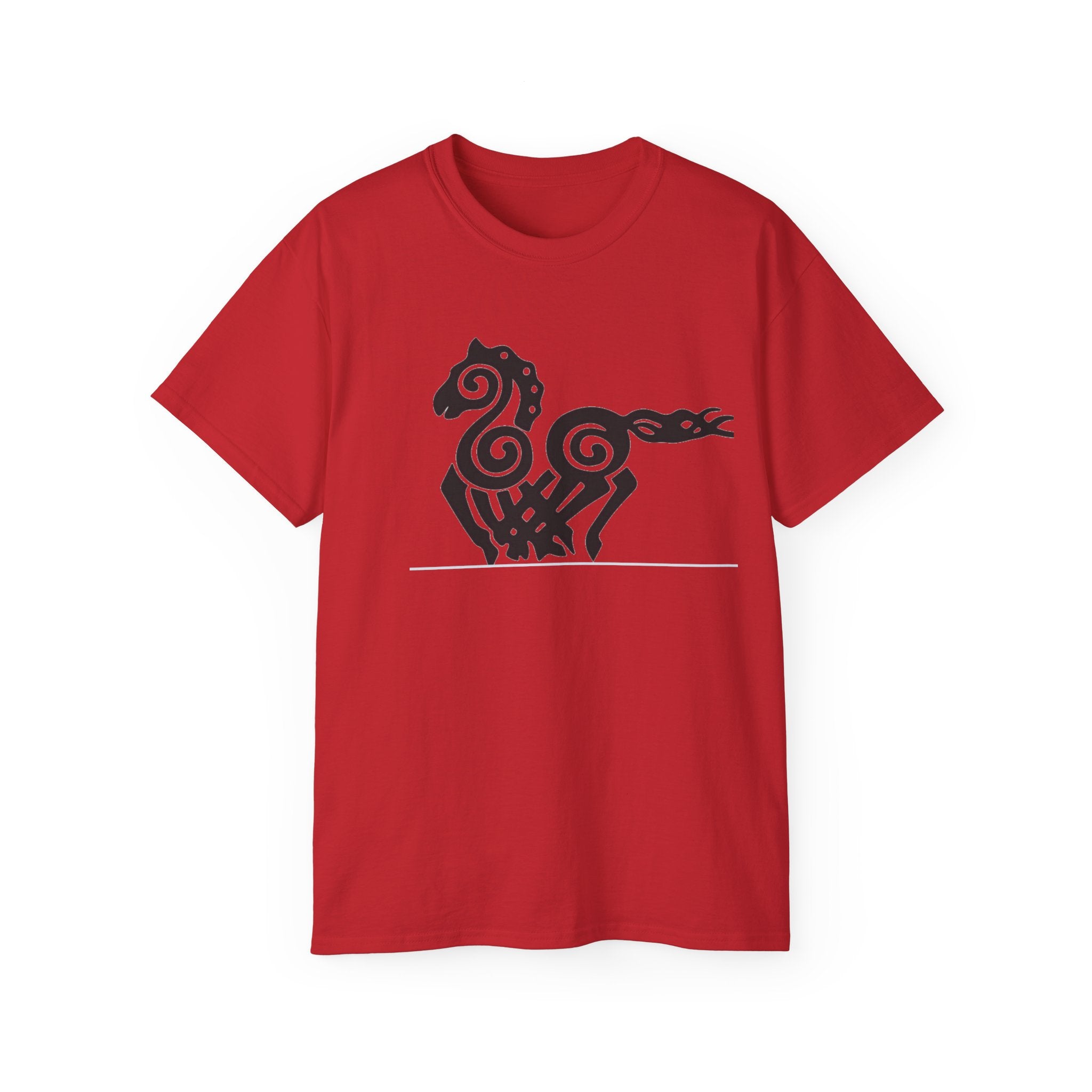 Sleipnir – Odin’s Eight-Legged Horse — Norse Mythic Stallion CottonT-Shirt