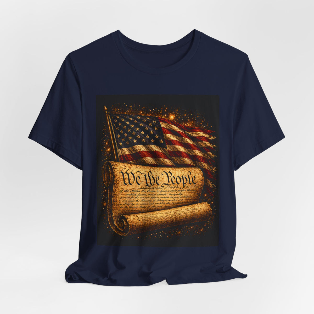 Patriotic "We the People" Constitution T-Shirt — American Flag Independence Day Tee