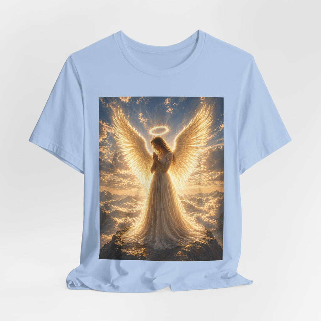 Angle praying Unisex Jersey Short Sleeve Tee
