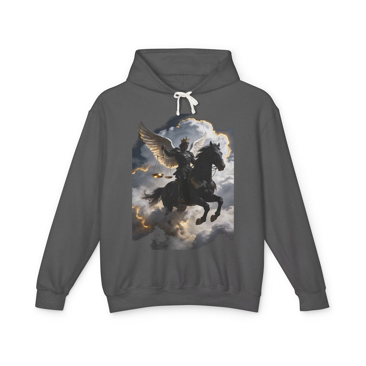 The black horse from Revelation 6:5-6-hoodie!