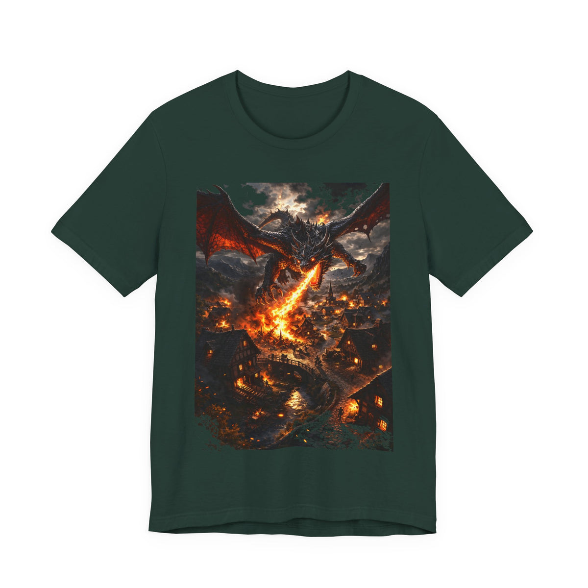 Dragon Fire T‑Shirt — Epic Fire‑Breathing Dragon Graphic Tee