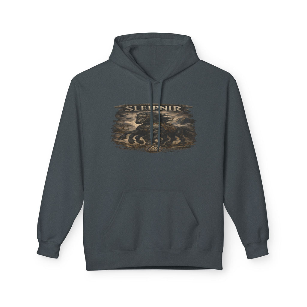 Sleipnir Viking Horse Hoodie — Norse Mythology Odin Sleipnir Graphic Sweatshirt
