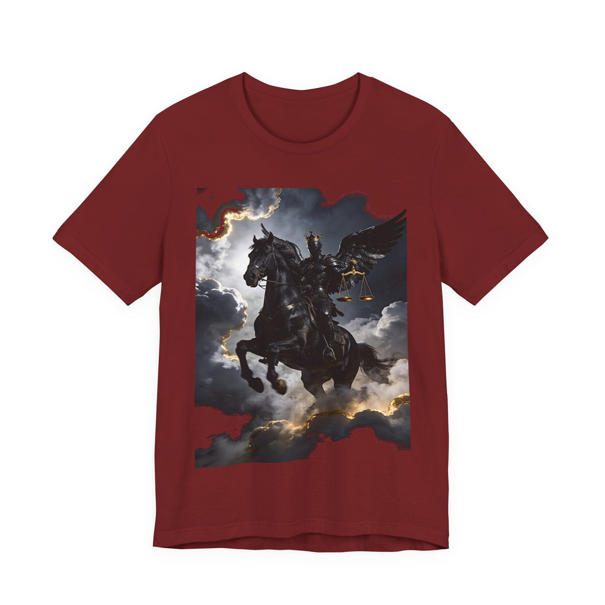 The black horse from Revelation 6:5-6 One of four T-shirt