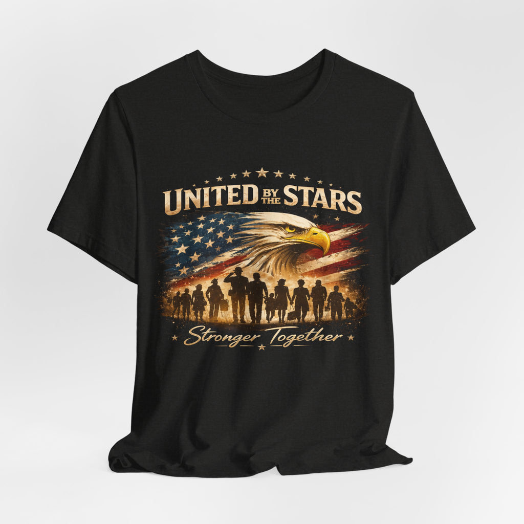 United We Stand- Eagle T-Shirt — Stronger Together 2026 Patriotic Tee