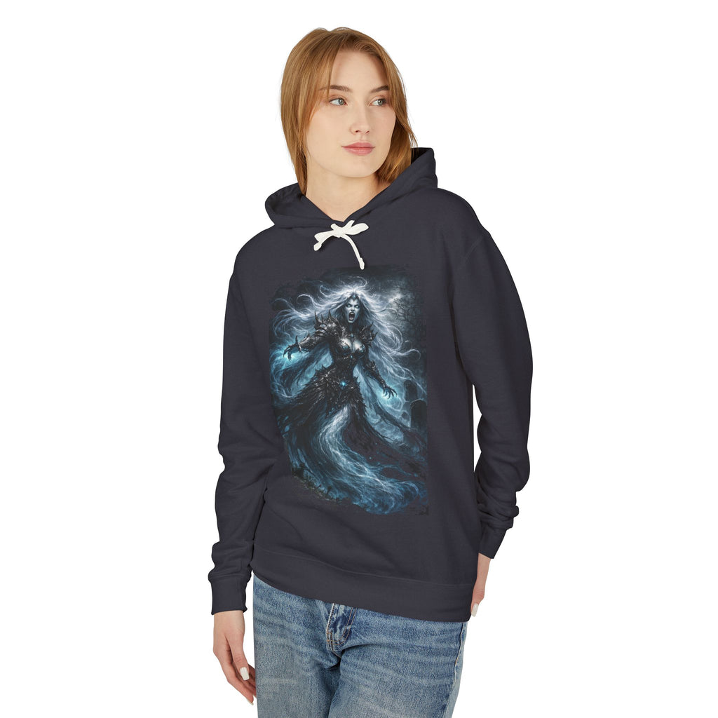 Gorgon  Hoodie — Mystic Sea Witch Graphic Hooded Sweatshirt