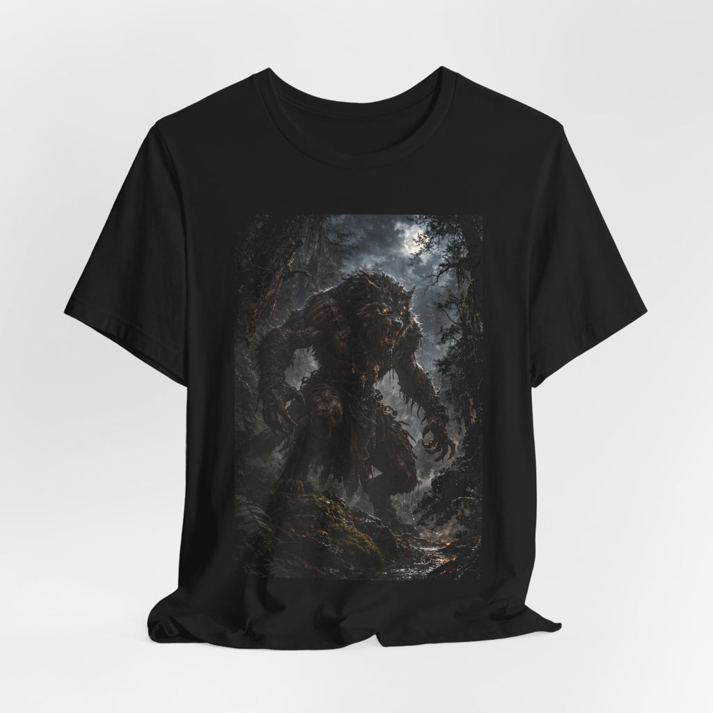 Were wolf in Dark Forest -A Mythocal Monster from the past! Graphic Tee