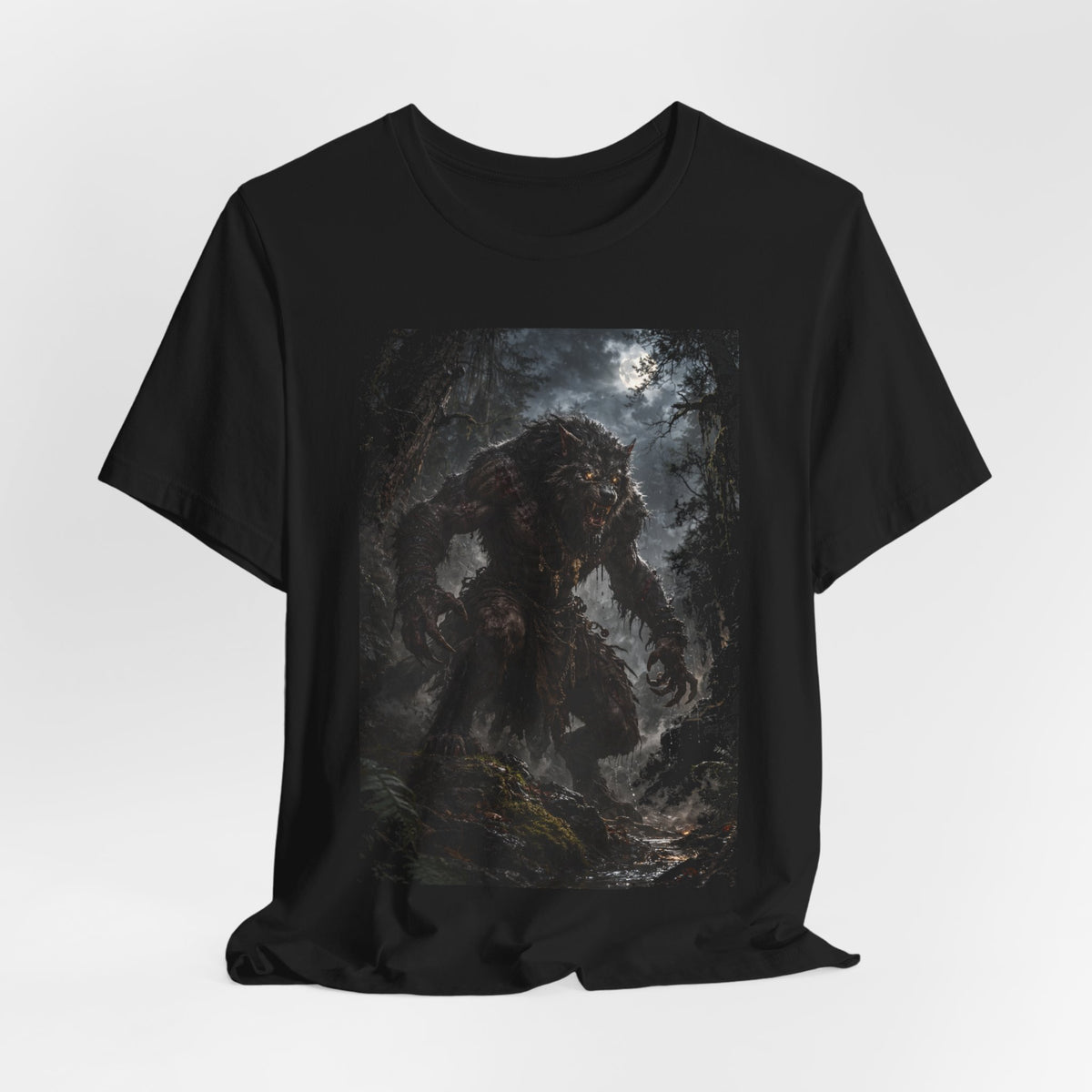 Were wolf in Dark Forest -A Mythocal Monster from the past! Graphic Tee
