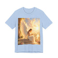 Angel Prayer T‑Shirt — Serene Winged Angel Graphic Tee for Spiritual Gifts & Memorials