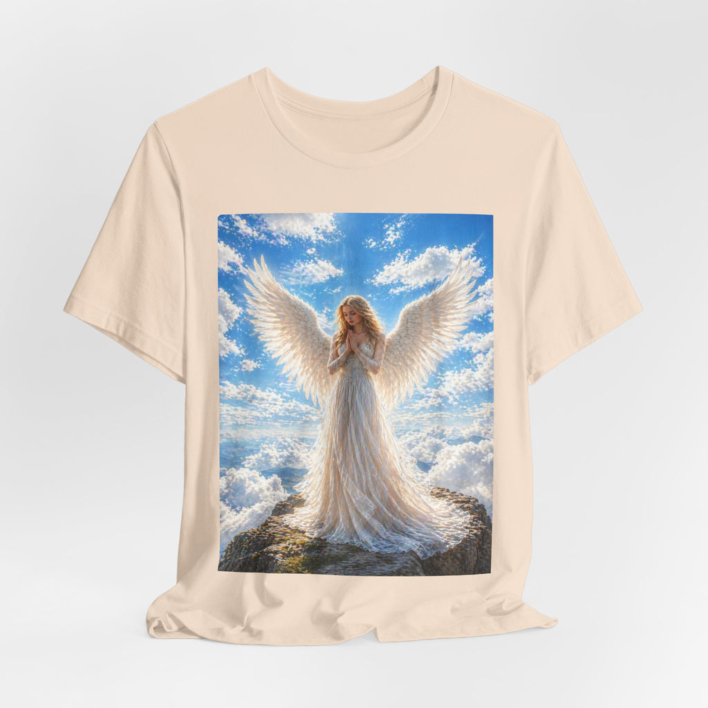 Angel Wings T-Shirt — Serene Guardian Angel Graphic Tee