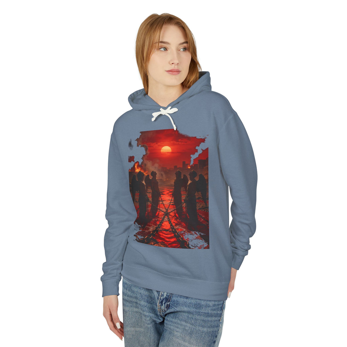 RevelRevelation 9 reveals four fallen angels bound in the Euphrates Riveration 9 reveals four fallen angels bound in the Euphrates RiverHoodie